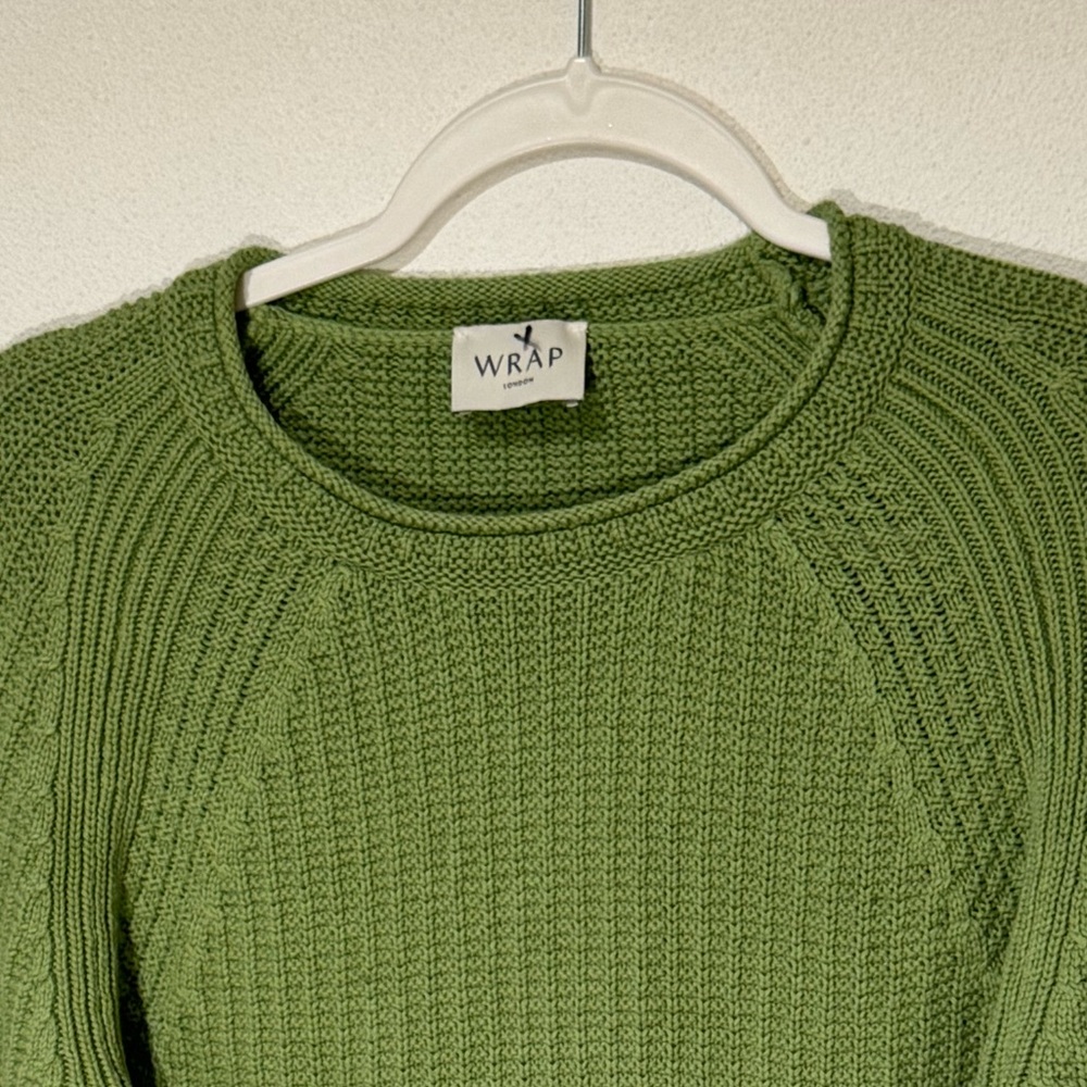 Green Knit Sweater by Wrap London